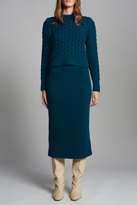 Amara Sweater in Regal Green