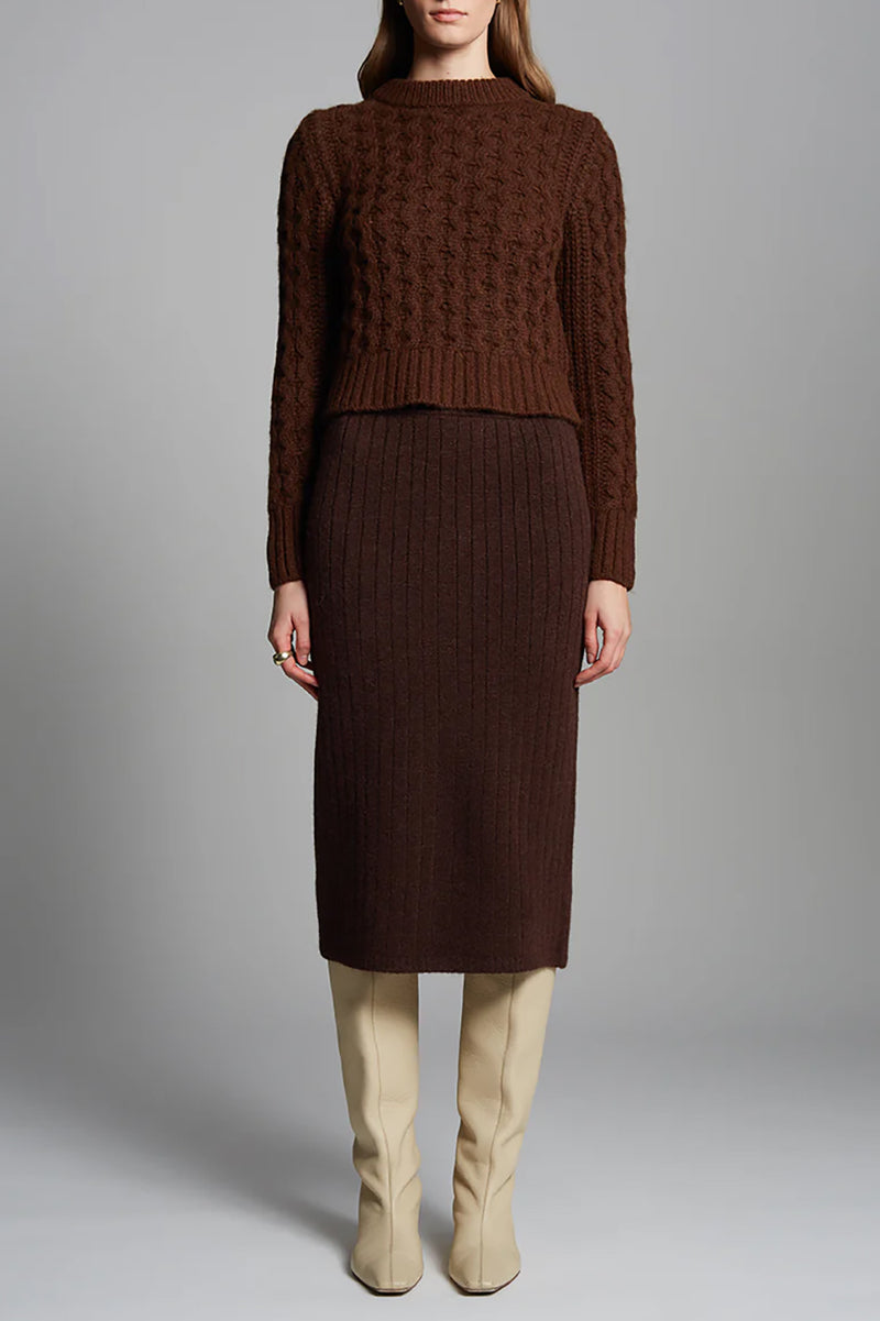 Amara Sweater in Espresso
