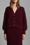 Sage Cardi in Merlot