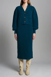 Pia Tube Skirt in Regal Green