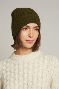 Sophia Hat in Dark Olive