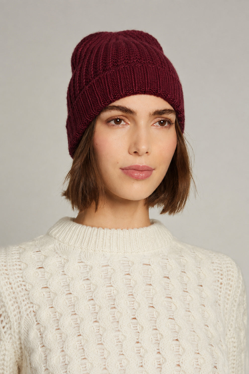 Sophia Hat in Merlot
