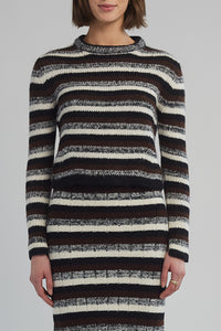 Ava Multistripe Sweater in Multi Stripe
