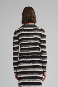 Ava Multistripe Sweater in Multi Stripe