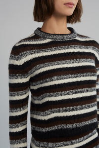 Ava Multistripe Sweater in Multi Stripe