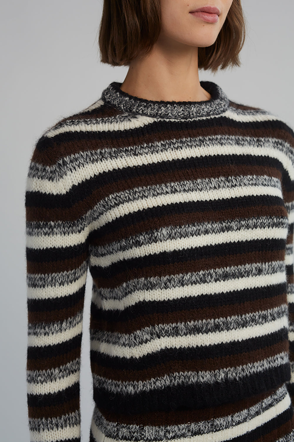 Ava Multistripe Sweater in Multi Stripe