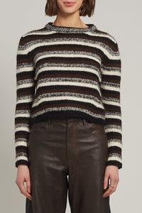 Ava Multistripe Sweater in Multi Stripe