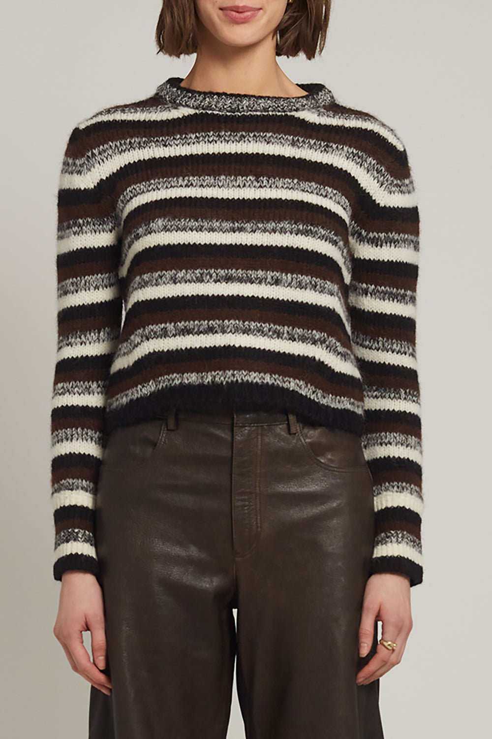 Ava Multistripe Sweater in Multi Stripe