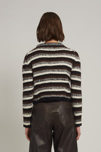 Ava Multistripe Sweater in Multi Stripe