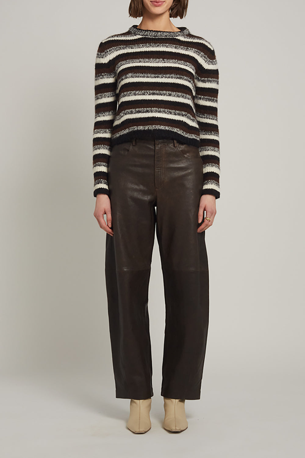 Ava Multistripe Sweater in Multi Stripe