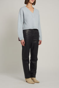 Lora Sweater in Powder Blue Merlot