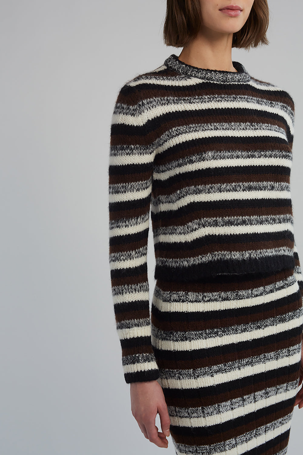 Ava Multistripe Sweater in Multi Stripe