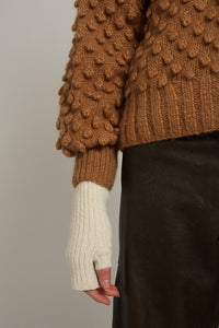 Mae Handwarmer in Ivory