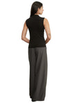 Sleeveless Twist Top in Black