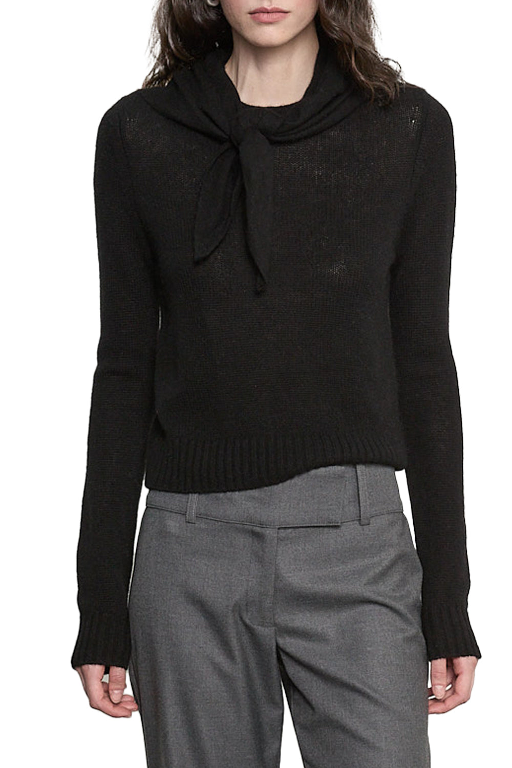 Cashmere Bandana in Black