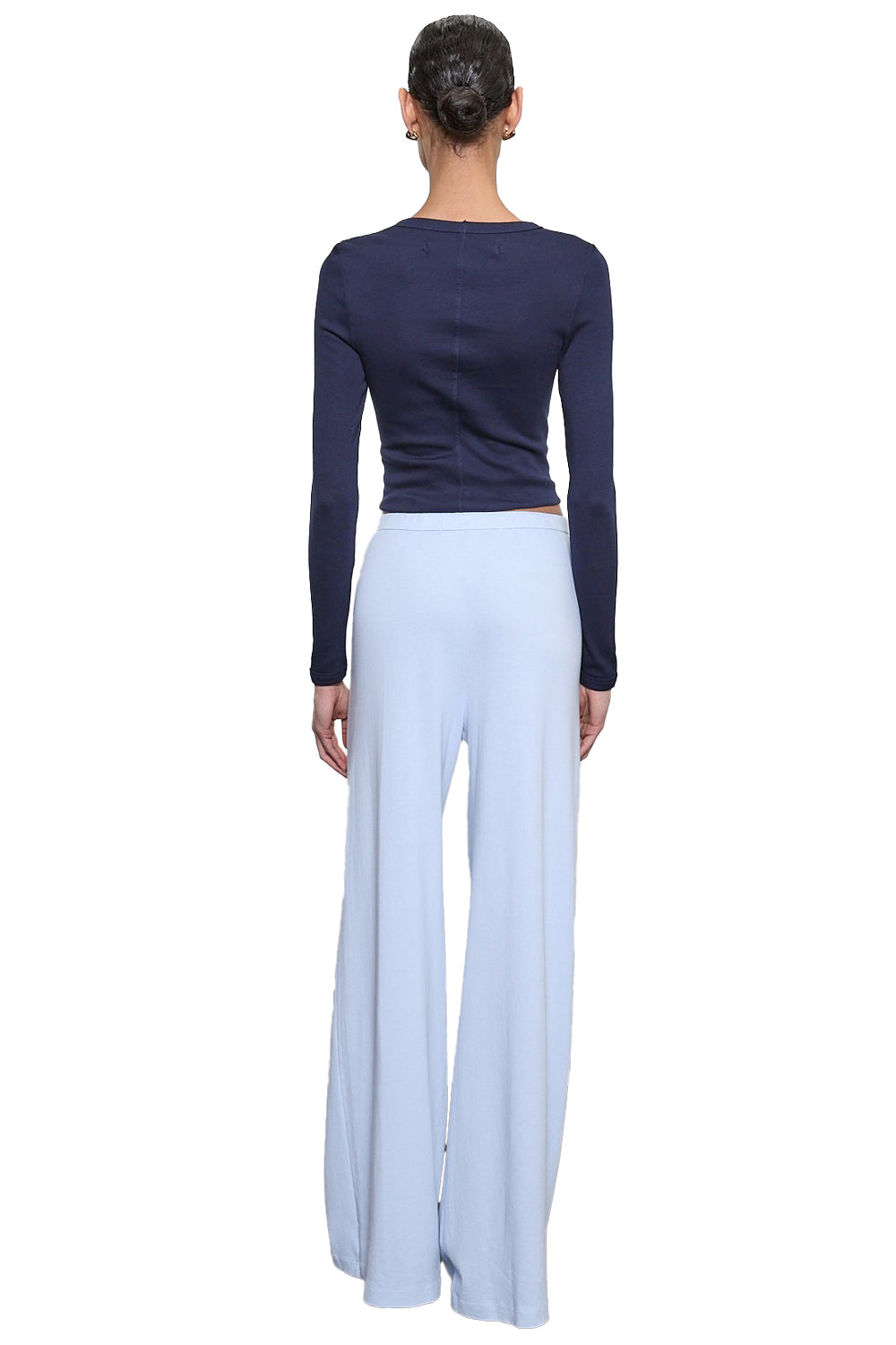 Supima New Classic Long Sleeve Tee in Dark Navy