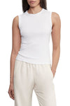 Supima Cotton New Classic Sleeveless Tee in White