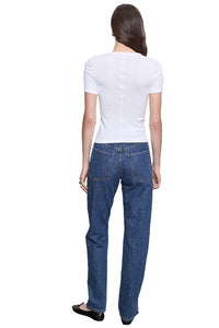 Supima Cotton New Classic Short Sleeve Tee in White