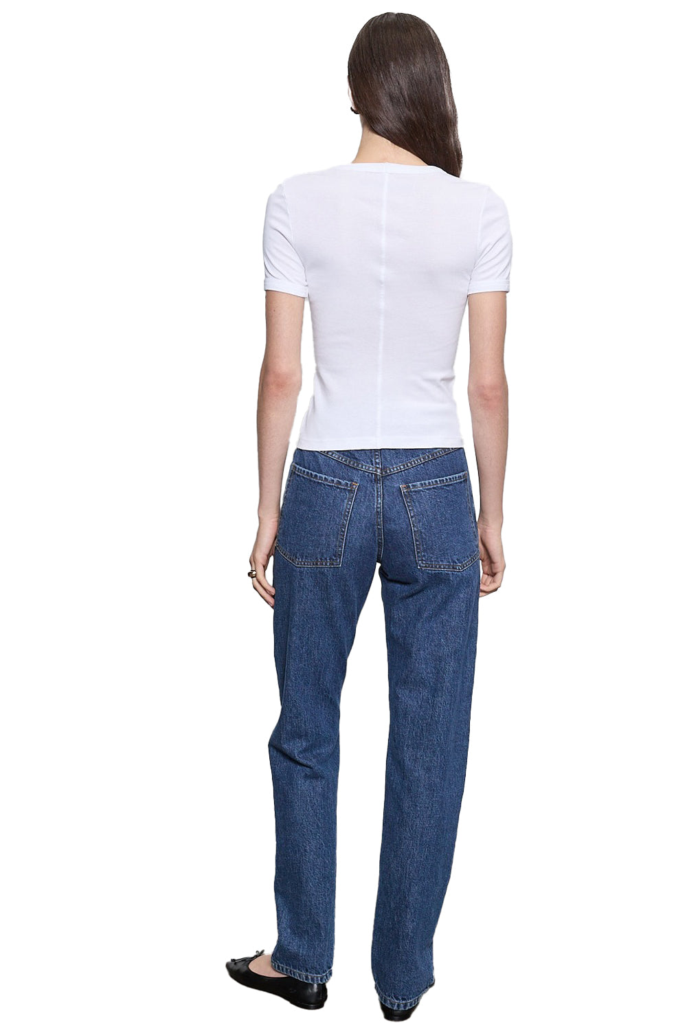 Supima Cotton New Classic Short Sleeve Tee in White