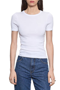 Supima Cotton New Classic Short Sleeve Tee in White