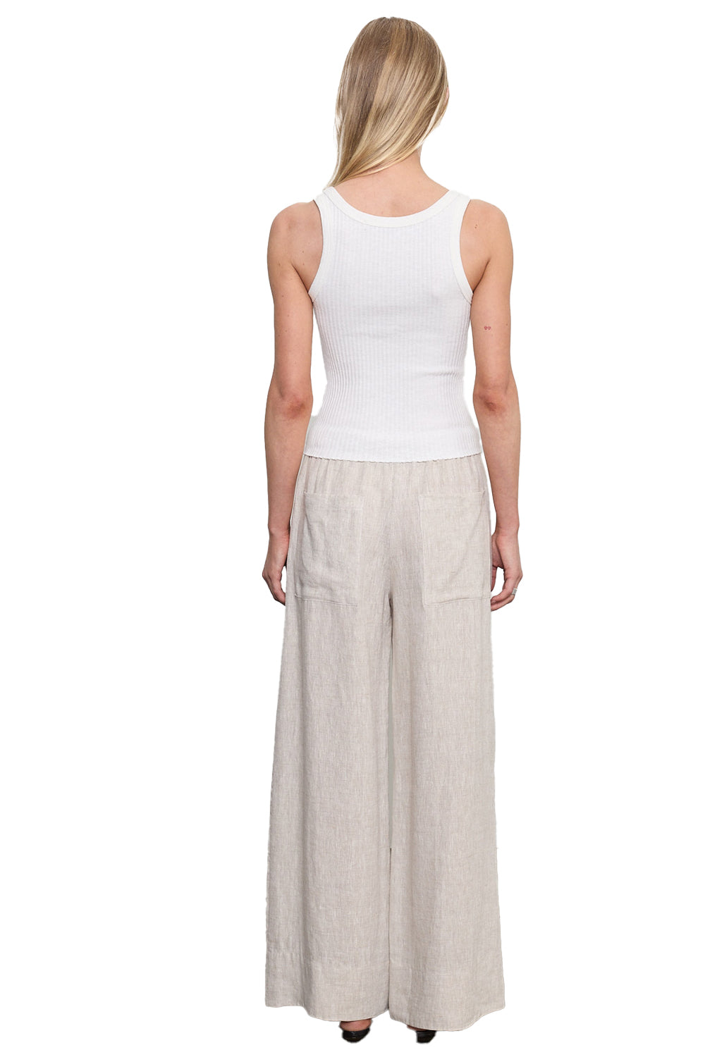 Military Rib Slim Tank in Undyed