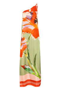 Dounia Dress in Scarf Flora