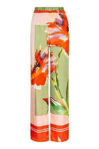Sanina Pant in Scarf Flora