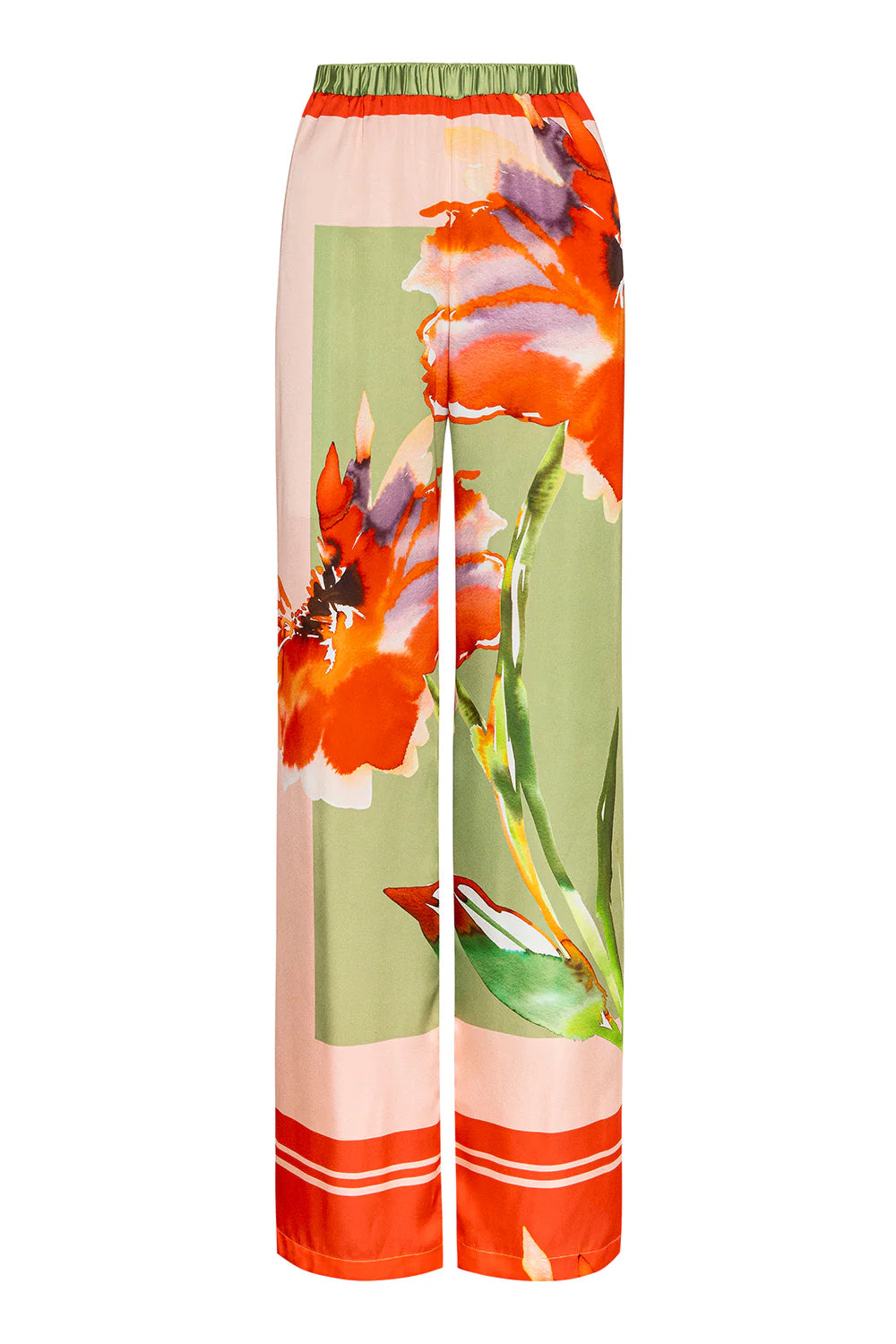 Sanina Pant in Scarf Flora