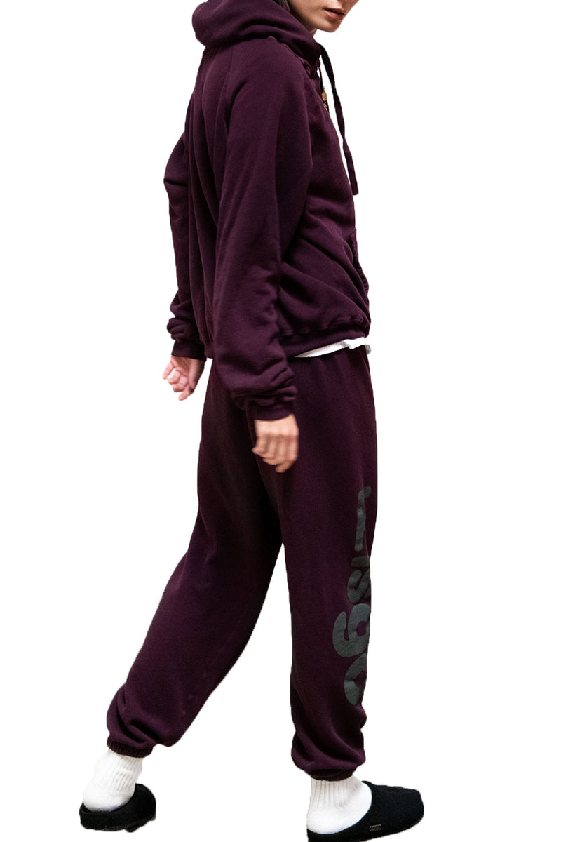 SUPERYUMM OG FREECITYLETSGO Sweatpant in Eggplant