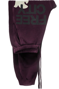 SUPERFLUFF POCKET LUX Sweatpant in Eggplant