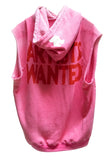 ARTISTSWANTED CUTOFF SUPERYUMM BIGGY Hoodie in Pinkplant