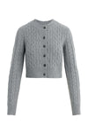 The Eleanor Cardigan in Heather Grey