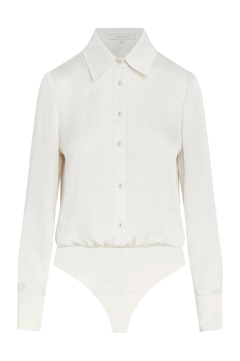 The Take Me Seriously Bodysuit in Ivory