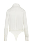 The Take Me Seriously Bodysuit in Ivory