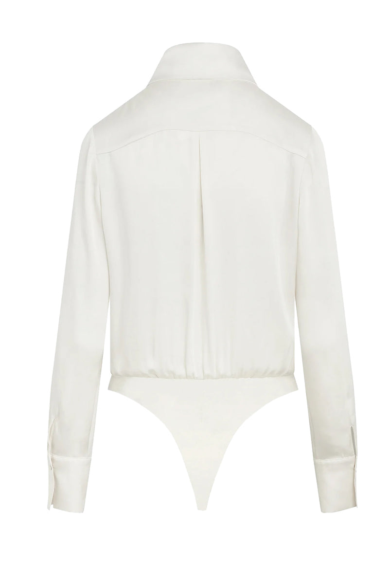 The Take Me Seriously Bodysuit in Ivory