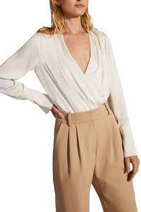 The Date Blouse in Ivory