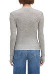 The Take It Easy Long Sleeve Top in Heather Grey