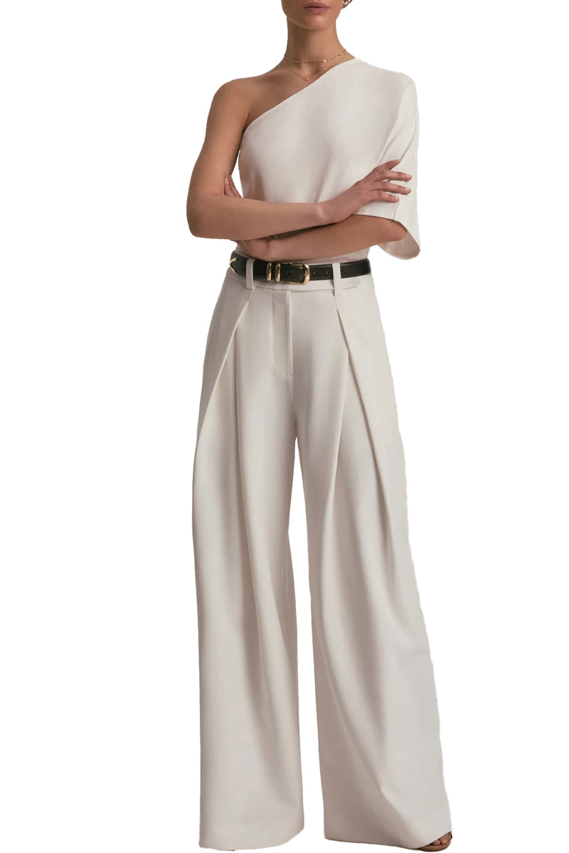 The Pleats Please Pant in Ivory
