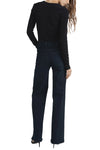 The Keyhole Top in Black