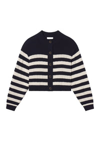 The Variation Femme Cardi in Navy Multi