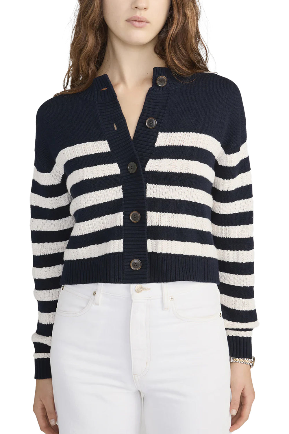 The Variation Femme Cardi in Navy Multi