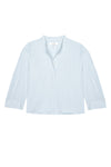 The Modern Puff Top in Light Chambray