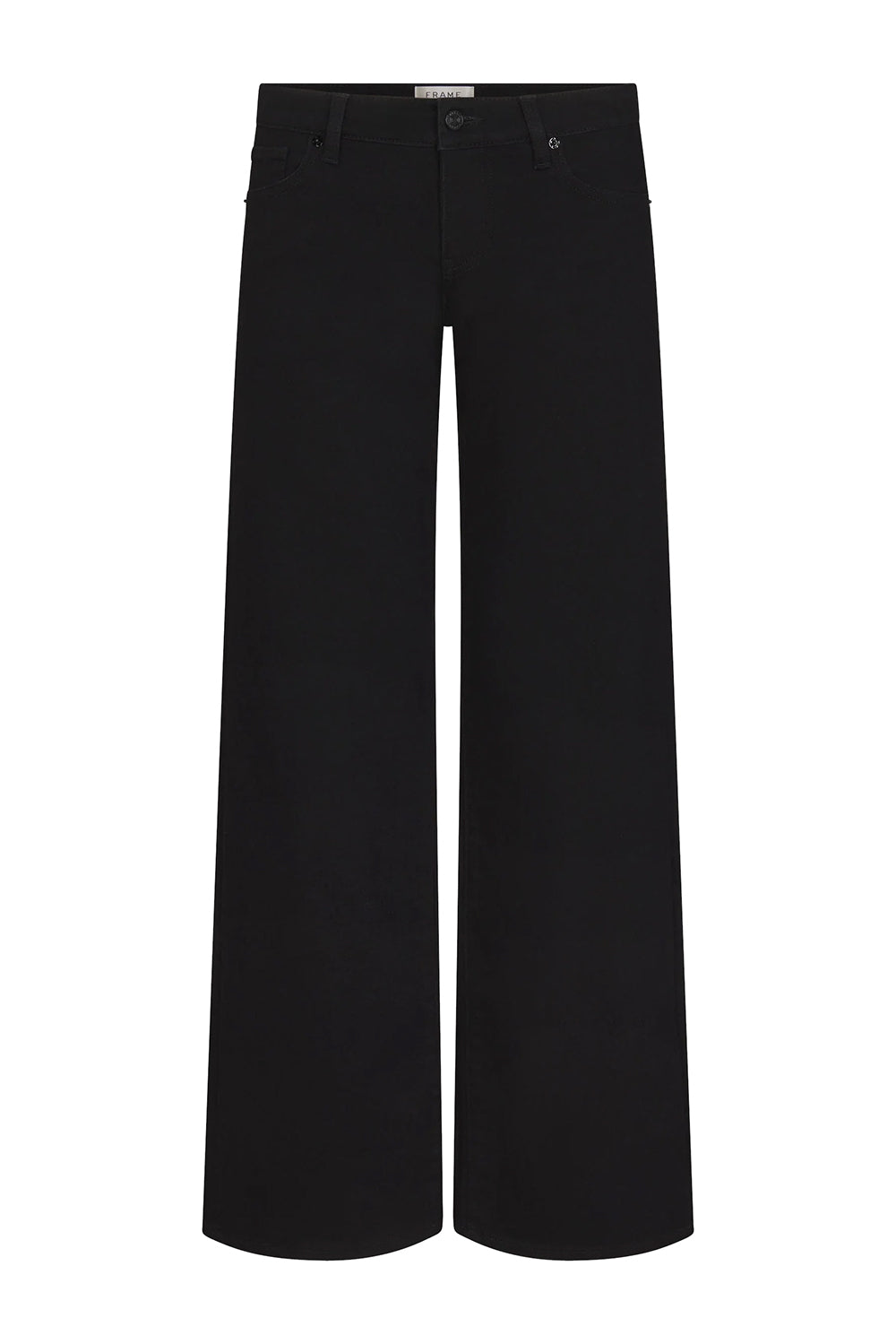 Low Rise Le Slim Palazzo in Black