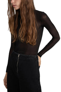 The Hosiery Turtleneck in Black