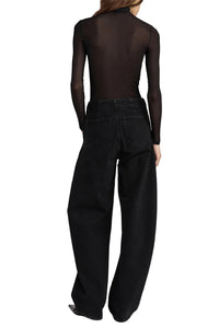 The Hosiery Turtleneck in Black