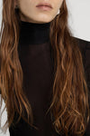 The Hosiery Turtleneck in Black