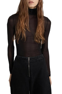 The Hosiery Turtleneck in Black