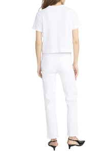 The Boxy Tee in White