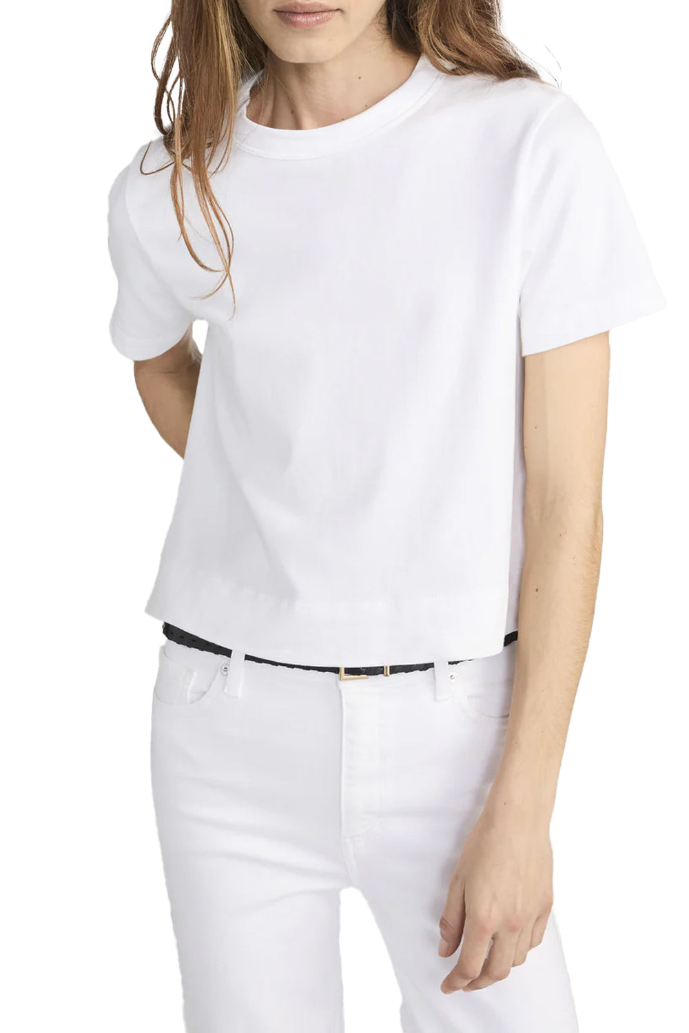 The Boxy Tee in White