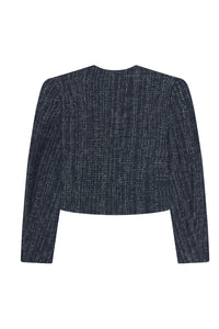 The Tweed Jacket in Indigo